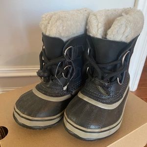 Toddler Sorel Yootpac size 7 black GUC